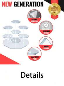 1 peça Suporte de Exibição de Acrílico de  para Brinquedos de Caixa Cega, Suportes para Bolos, Organizadores de Perfume e Joias, Suportes de Exibição