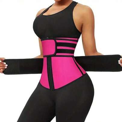 1pc Women's Sports Waist Trainer, Neoprene Waist Trimmer Belt, Waist Cincher, Sweat Enhancer For Workout, Fitness, Slimming