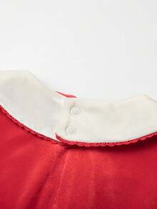 mini bala Đồ bơi trẻ em 2022 Bộ đồ bơi liền thân co giãn cao chống nắng cho bé gái mùa hè Mũ bơi 2 món - Đỏ - Xem 7