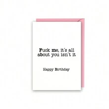 Tarjetas de cumpleaños groseras, tarjetas de cumpleaños divertidas, tarjetas de humor, tarjetas de cumpleaños personalizadas - Rosa - Ver 6