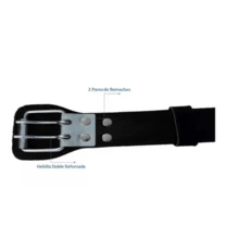 Faja Cinturon Gym Calistenia Levantamiento De Pesas Crossfit Cinturon Deportivo - Negro - Ver 5