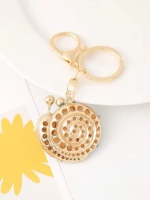 Llavero de caracol multicolor de 1 pieza para hombres, colgante de mochila, regalo de vacaciones - Multicolor - Ver 2