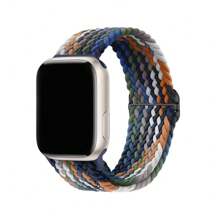 Correas ajustables y elásticas trenzadas compatibles con la banda del Apple Watch de 38 mm, 40 mm, 41 mm, 42 mm, 44 mm, 45 mm, 46 mm, 49 mm para mujeres y hombres, brazaletes elásticos de nylon para deporte para Series Ultra 3/2/1, 10, 9, 8, 7, 6, 5, 4, 3, 2, 1, SE como regalo para estudiantes que regresan a la escuela