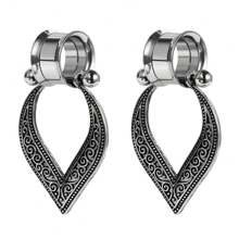1-4 Cặp nút tai dạng ống bằng thép không gỉ, mặt dây chuyền hình mặt trăng, dụng cụ mở rộng, dụng cụ căng giãn, đồ trang sức xỏ khuyên tai hình mặt trăng 6mm-20mm - Nhiều màu - Xem 44
