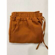 Plus Size Pants - Rust Brown - View 2