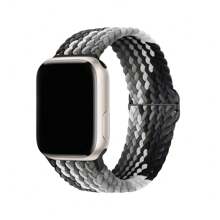 Correas ajustables y elásticas trenzadas compatibles con la banda del Apple Watch de 38 mm, 40 mm, 41 mm, 42 mm, 44 mm, 45 mm, 46 mm, 49 mm para mujeres y hombres, brazaletes elásticos de nylon para deporte para Series Ultra 3/2/1, 10, 9, 8, 7, 6, 5, 4, 3, 2, 1, SE como regalo para estudiantes que regresan a la escuela