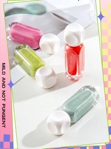 2025 New 10ml Removable Water-Based Nail Polish, Lavender Color Long-Lasting Quick-Drying Whitening Healthy Water-Based Nail Polish - Suitable For Spring/Summer - Suitable For Women And Girls