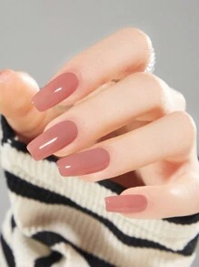 2025 New 10ml Removable Water-Based Nail Polish, Lavender Color Long-Lasting Quick-Drying Whitening Healthy Water-Based Nail Polish - Suitable For Spring/Summer - Suitable For Women And Girls
