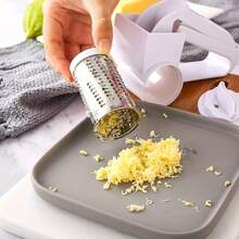 1pc Manual Rotary Cheese Grater Shredder, Kitchen Creative Cheese Slicer, Multi-Function Cheese Cutter - White - View 4