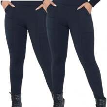 Women Sports Leggings - 黑色 - 查看 5