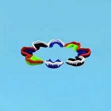 Protector bucal para boxeo con soporte para los dientes, aparato entrenador para los dientes de boxeo - rojo verde - Ver 3