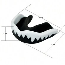 Protector bucal para boxeo con soporte para los dientes, aparato entrenador para los dientes de boxeo - rojo verde - Ver 4