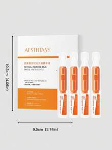 視黃酮精華液2毫升*10 緊繃、平滑、抗衰老、保濕、提亮膚色，適用於節慶慶典 - 橘色 - 查看 11