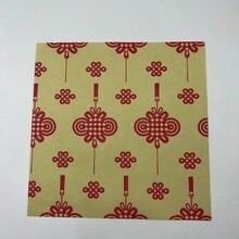 100 piezas Papel pergamino impreso, resistente al aceite y antiadherente, ideal para cocinar y hornear - Rojo - Ver 7