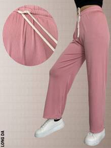 Pantalón para dama holgado varios colores y tallas - Rosa - Ver 1