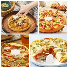 100pcs White Plastic Pizza Saver Stands Tripod Holder Fixed Bracket Pizza Box Holder Kitchen Baking Accessory - White - View 3