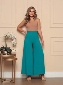 Women Pants - Agua verde azul - Ver 1