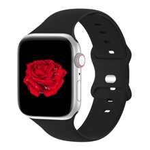 15pcs/Set Or 1pc/Set Compatible With Apple Watch Band Compatible With IWatch Bands 38mm 40mm 41mm 42mm 44mm 45mm 46mm 49mm, Soft Silicone Sport Replacement Strap Compatible With IWatch SE Series 11 10 9 8 7 6 5 4 3 2 1 Ultra - 42/44/45(M) - View 15