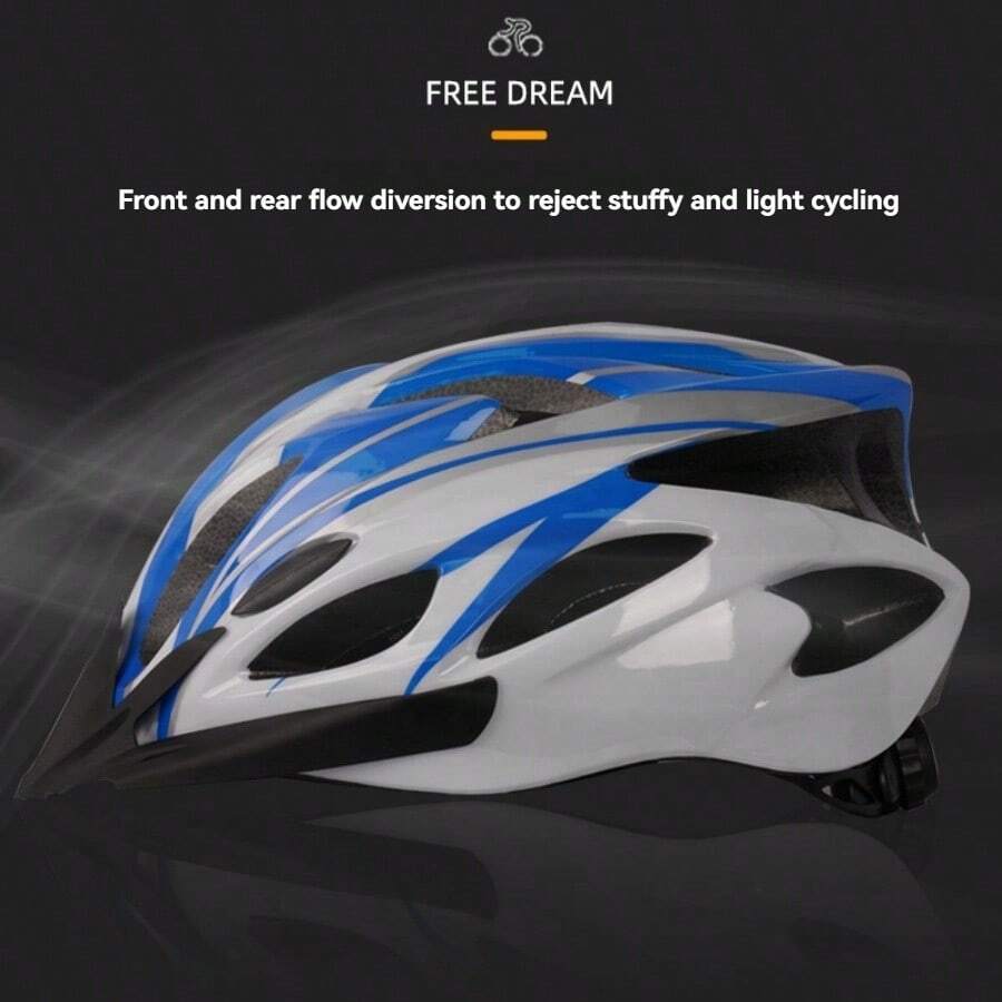 Casco de bicicleta con diseño integrado de una sola pieza y tapa de seguridad, casco de bicicleta de montaña