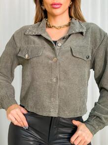 Women Jackets - 綠色 - 查看 1