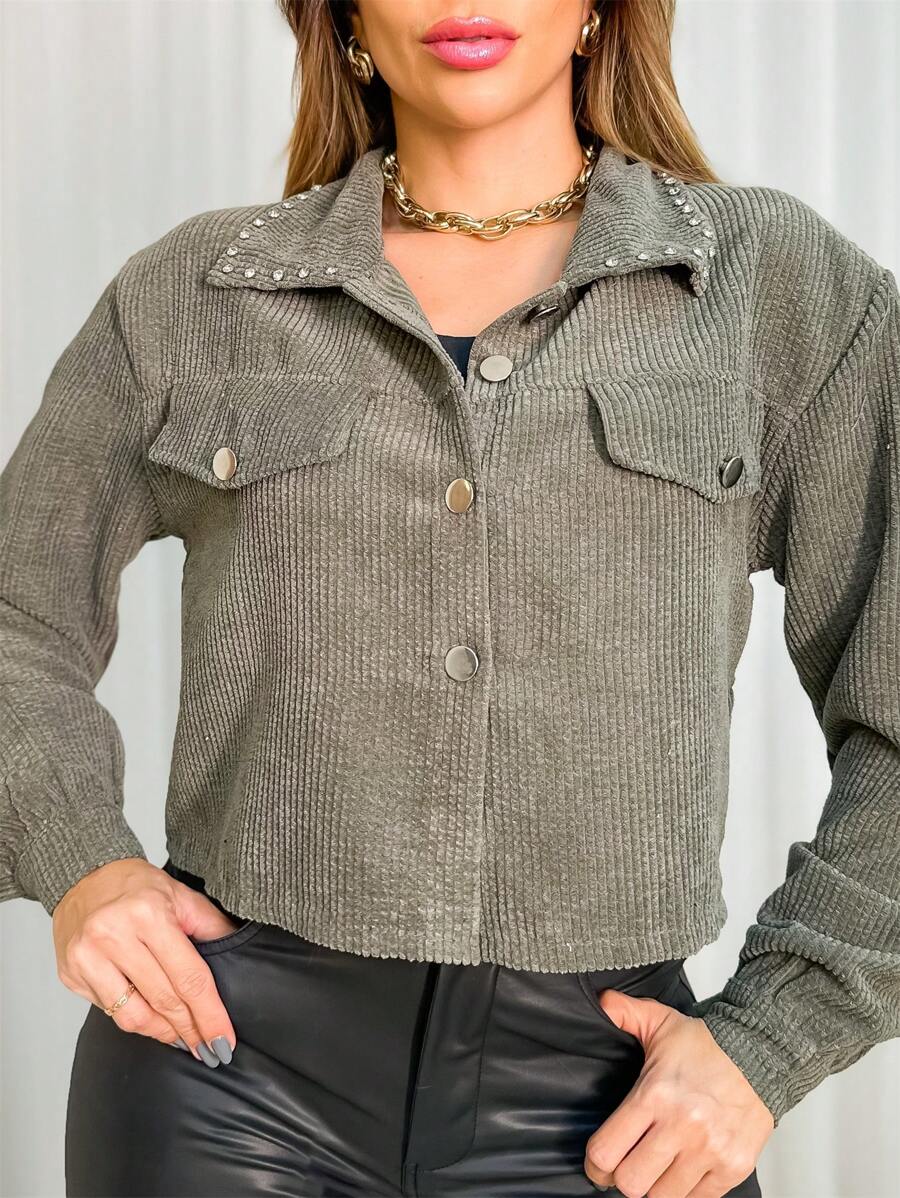 Women Jackets - 綠色 - 查看 1