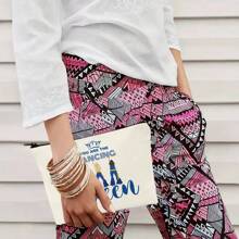 Inspirational Mamma-Mia Gifts You Are The  Makeup Bag Birthday Party Decorations Gifts For Music Lovers Women Her Mamma-Bag Stuff Musical Comedy Gift Storage Makeup Organizer Makeup Case - Multicolor - View 6