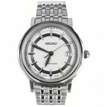 Seiko Suprerior SRP111J1 日本製自動藍寶石男士手錶，直徑40毫米 - 白色 - 查看 1