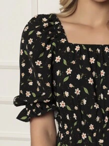 Women Dresses - Black and White - View 5