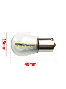 Par Lâmpada Led Cob 1 Polo Filamento Vidro Lanterna Freio - Branco - Visão 4