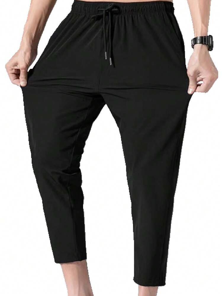 Men Sweatpants - Navy Blue - View 6