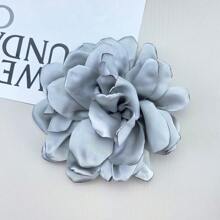 French Niche Satin Multi-Layered Floral Brooch For Women's Dinner All-Match Dress Coat Suit Sweater