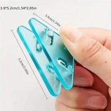 10入組耐用三角資料夾，配有防卷邊緣和多功能夾，可用於考試試卷和文件，隨機顏色 - 彩色 - 查看 6