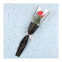 1 Ramo de Papel de Envolver de Flores de Jabón Papel de Embalaje de Flores de Jabón Individuales Suministros de Ramo para Florería Papel de Envolver de Flores Frescas Impermeable (Multicolor) - flor de jabón - Ver 11