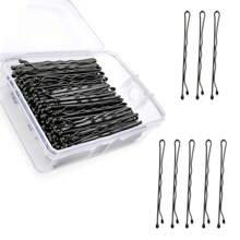 150个装女士纯色休闲发夹，日常发夹，爪夹，发卡，学习用品，发饰，头部饰品，发卡 - 彩色 - 查看 13