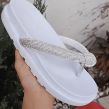 Women Platforms & Wedge Sandals - 白色 - 查看 3