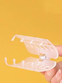 3Pcs Solid Color Hair Roll Curler Hair Curler Women Rollers Hairdressing Tool Does Not Harm Hair Slouchy Hair Curler No Heat Plastic Self-Adhesive Hair Curling Hairdressing Hair Styling Tool Creative Multifunctional Hook And Loop Hairstyle Fixing Rollers Styling Tools Use Before Going Out For Girls - Green - View 9