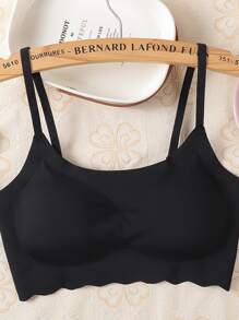 3pcs Seamless Sports Camisole With Removable Padded Bra, Racerback Design, Slightly Small Fitting, Please Order One Size Up