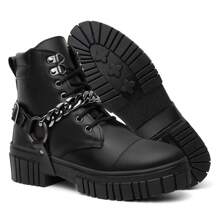 Women Pant Boots - 黑色 - 查看 4