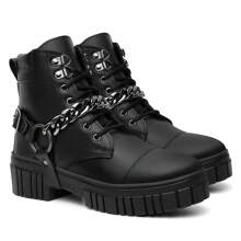 Women Pant Boots - 黑色 - 查看 3