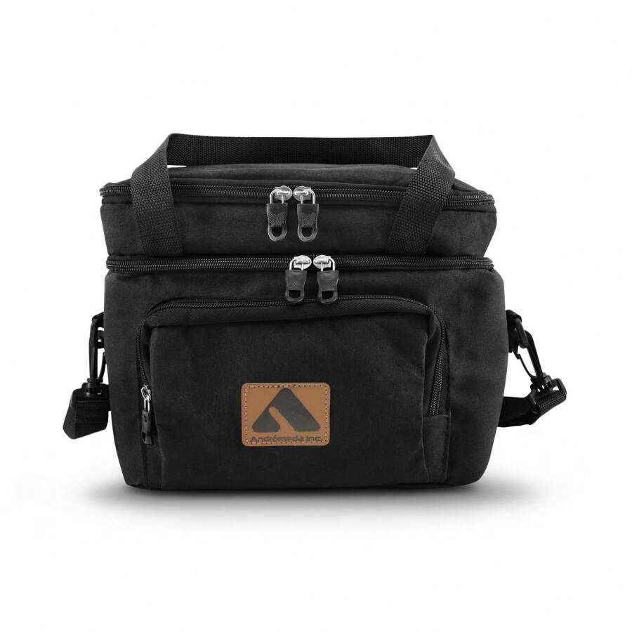 Lonchera Térmica Bolsa De Almuerzo Negro - Negro - Ver 1