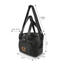 Lonchera Térmica Bolsa De Almuerzo Negro - Negro - Ver 2