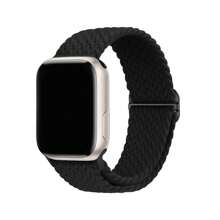 Correas ajustables y elásticas trenzadas compatibles con la banda del Apple Watch de 38 mm, 40 mm, 41 mm, 42 mm, 44 mm, 45 mm, 46 mm, 49 mm para mujeres y hombres, brazaletes elásticos de nylon para deporte para Series Ultra 3/2/1, 10, 9, 8, 7, 6, 5, 4, 3, 2, 1, SE como regalo para estudiantes que regresan a la escuela