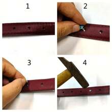 100pcs Colorful Acrylic Turquoise & Brass Rivets, Leather DIY Accessories 8mm Diameter