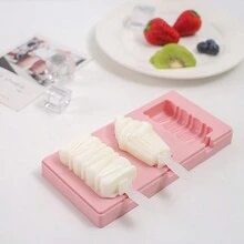 Cartoon Silicone DIY Popsicle Mold With Lid For Homemade Ice Cream, Ice Lolly And Ice Pop - Watermelon + Ice Cream + Rabbit - View 9