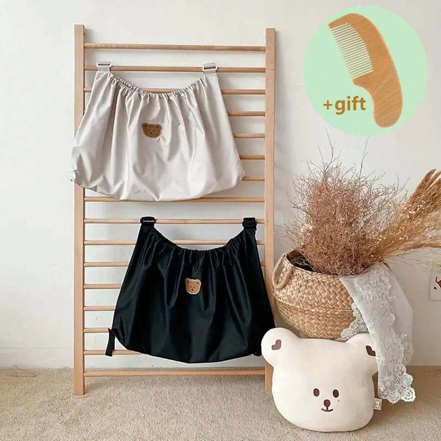 Ultimate Mom's Stroller Organizer: Compact, Portable, And Durable Storage Bag With Quick-Access Design - A Travel Essential! - Black Plus Gift - View 1