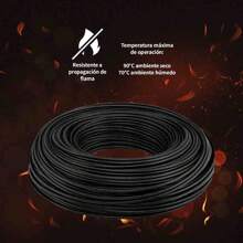 Cable Calibre 12 THW-LS / THHW-LS 100 m Negro - Negro - Ver 2