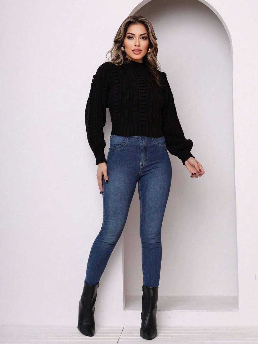 Women Winter Coats - 黑色 - 查看 1