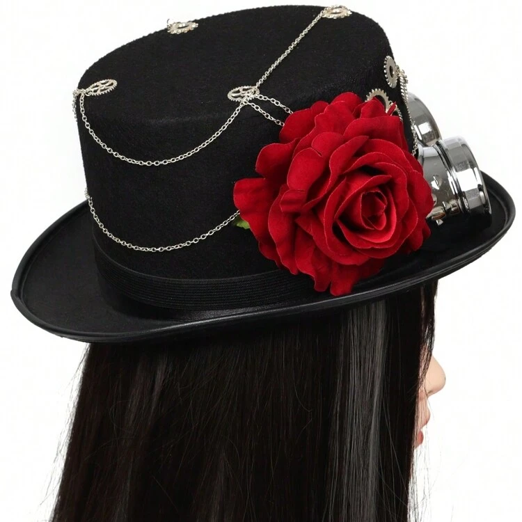 Sombrero novedoso para mujeres, sombrero divertido adecuado como regalo para fiestas o festivales - Negro - Añade 5