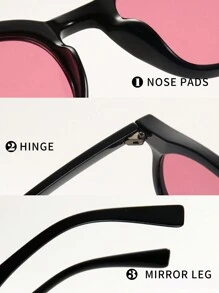 1 pièce Lunettes à monture fine pour homme avec forme d'œil de chat, un style élégant (convient pour voyager, conduire, sports de plein air et usage quotidien). Accessoires de plage, lunettes de soleil pour vacances à la plage, plein air, voyage