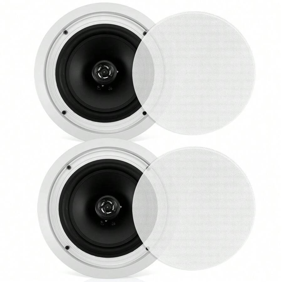 InWall / InCeiling Speakers, 2Way Flush Mount Home Speaker Pair, 250